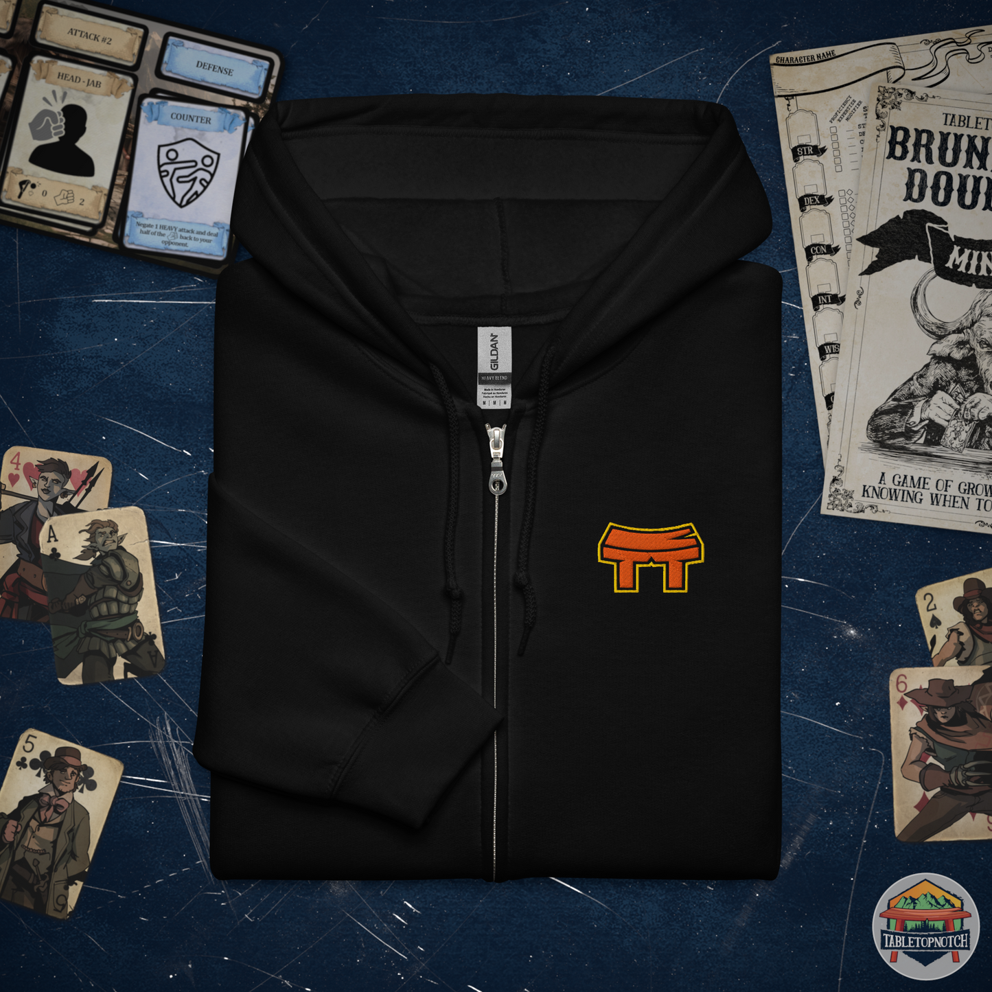 tabletopnotch Zip Up